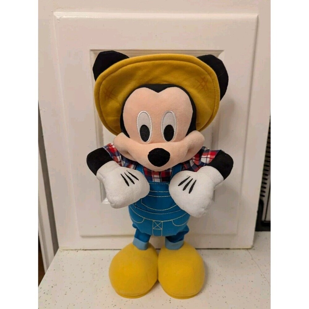 DISNEY JUNIOR FARMER MICKEY MOUSE E-I-OH! SINGING DANCING TOY PLUSH